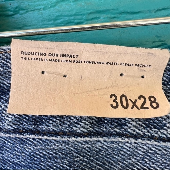 KANCAN HIGH RISE BOYFRIEND STRAIGHT SLOUCHY PATCH JEANS SIZE 10 NWT - Picture 9 of 10